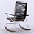 Contemporary JJ Rocking Armchair: Modern Design &amp 3D model small image 2