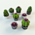 Desert Chic: Cacti & Succulents 3D model small image 1