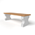 Outdoor Park Bench 3D model small image 2