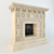 Frescoed Fireplace: Elegant Heat 3D model small image 1