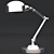 Sleek Steel Lamp 3D model small image 1