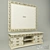 Elegant "Jacqueline" TV Panel & Nightstand 3D model small image 1