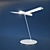 Seagull Table Lamp: Elegant Illumination 3D model small image 1