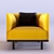 Ethereal Comfort: MART Armchair 3D model small image 1