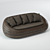 Kiwi Rattan Sofa 3D model small image 1