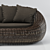 Kiwi Rattan Sofa 3D model small image 2