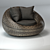 Kiwi Rattan Armchair: Stylish Relaxation in Natural Comfort 3D model small image 1