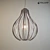 Italamp 716/45 E Hanging Lamp with Swarovski Crystal Decoration 3D model small image 1