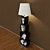 Shelf-Floor Lamp: Stylish and Functional 3D model small image 2