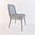 Elegant Da Vinci Upholstered Chair 3D model small image 2