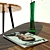 Lacquered Rosewood Coffee Table 3D model small image 3