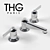 Elegant Faubourg Metal Faucet 3D model small image 1