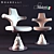 Elegant Madre Stool for Modern Style 3D model small image 1