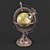 Classic Decorative Globe 3D model small image 1