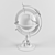 Classic Decorative Globe 3D model small image 2