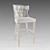 Elegant Chelini Barstool 3D model small image 1