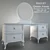 Glamour Vanity: HALLEY Dressing Table 3D model small image 1