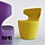 Compact Comfort: Mini Papilio Chair 3D model small image 1