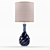 Bassett Mirror Tiburon Table Lamp: Elegant Modern Lighting 3D model small image 1