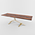 Sleek Hudsun Dining Table 3D model small image 1