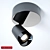 Sleek Motion Pendant Light 3D model small image 1