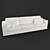 Modern Multi-functional Corner Sofa 3D model small image 1