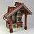 Murovana BBQ: Compact and Versatile 3D model small image 1