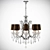 Elegant Crystal Chandelier by Bella Figura 3D model small image 1