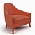 Elegant Margaret Armchair by Munna 3D model small image 1