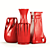 Teco Pottery Vases: Timeless American Elegance 3D model small image 2