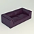 Luxury Italian Leather Sofa - Koinor Leggero 3D model small image 1