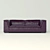 Luxury Italian Leather Sofa - Koinor Leggero 3D model small image 2