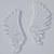 Reflective Wings: A Miraculous Accent 3D model small image 3