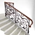 Elegant Staircase for Timeless Charm 3D model small image 2