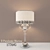 Italian Handcrafted Floral Table Lamp 3D model small image 1