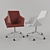 Elegant Mayflower Armchair 3D model small image 1