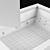 Custom Hydro-Massage Bathtub 3D model small image 3