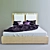 CozyDream Double Bed 3D model small image 2