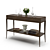 Elegant Coco Console Table 3D model small image 1