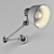 Elegant Axel Wall Lamp 3D model small image 2