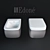 Removable Seat Toilet 3D model small image 2