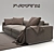 Elegant Flexform Sofa: Beauty in Simplicity 3D model small image 1