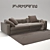 Elegant Flexform Sofa: Beauty in Simplicity 3D model small image 3
