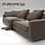 Elegant Flexform Sofa: Beauty in Every Detail 3D model small image 2