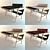 Sleek Sova Polyarc Table 3D model small image 2