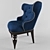 Viktoria Accent Chair: Elegant and Comfortable 3D model small image 2