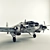 Historic Heinkel He 111 Warplane 3D model small image 2