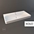 KOLO TRAFFIC Countertop Sink, 90cm 3D model small image 1