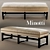 Modern Flynt Bench: Stylish Seating 3D model small image 1