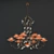 Elegant Italian Mechini Chandelier 3D model small image 1